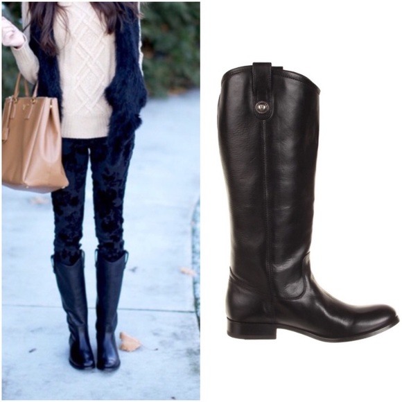 Frye Shoes - GUC Frye Melissa Button Black Boot - Size 7